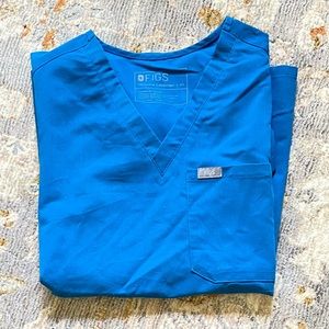 Figs Alps Blue Catarina Scrub top